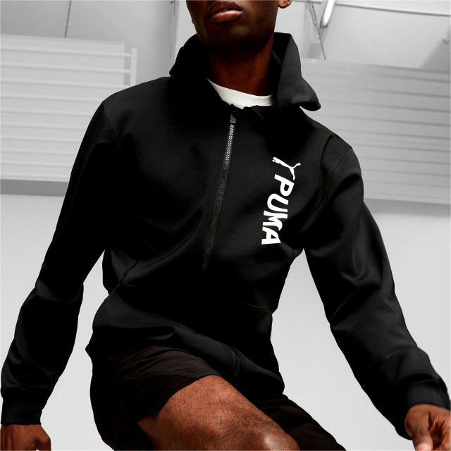 Puma fit double knit fz hoodie - 059940_990-XL large