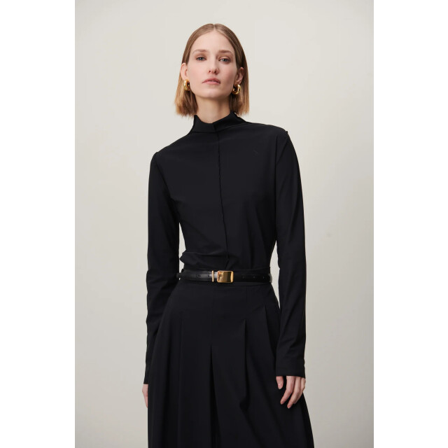 Jane Lushka Zara top technical jersey black Jane Lushka Zara Top Technical Jersey Black large