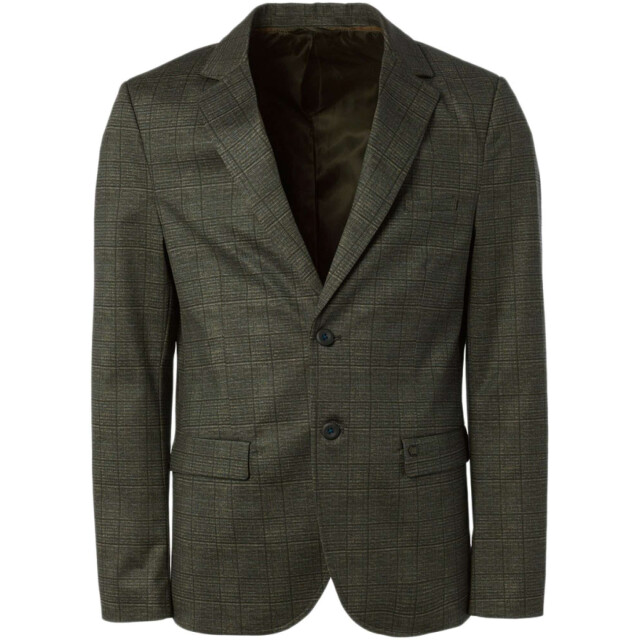 No Excess Blazer jersey stretch check taupe 21910805-044 large
