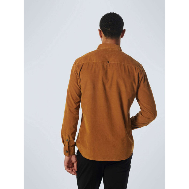 No Excess Shirt corduroy solid caramel 21430837SN-048 large