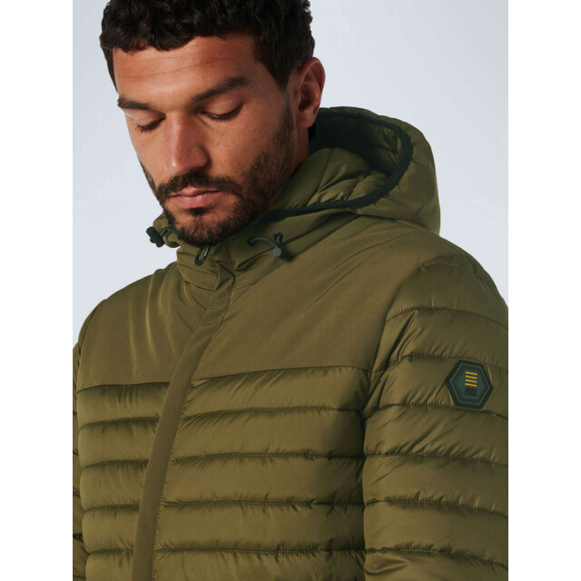 No Excess Jacket hooded short fit padded mix army 21630811SN-053 large