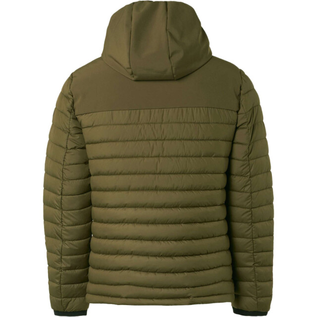 No Excess Jacket hooded short fit padded mix army 21630811SN-053 large