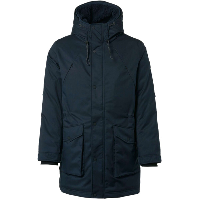 No Excess Jacket long fit hooded dark night 21630920-178 large