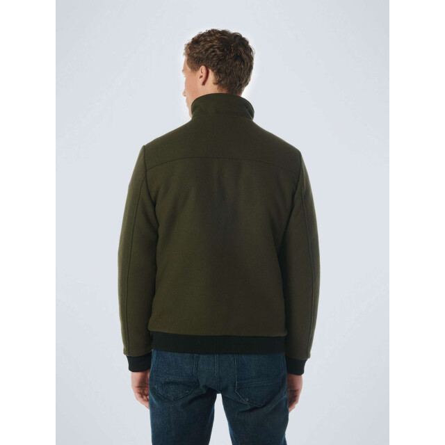 No Excess Jacket short fit with wool 2 colour dark army 21630809-059 large