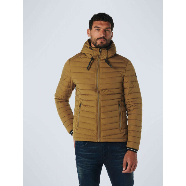 No Excess Jacket hooded short fit padded light moss 21630705SN-197 large