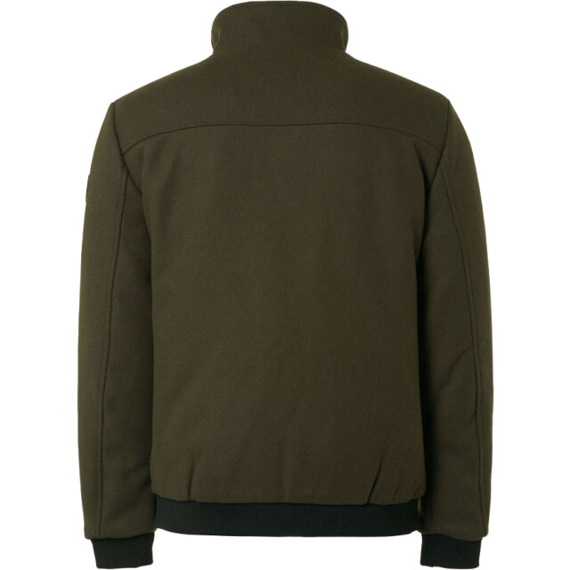 No Excess Jacket short fit with wool 2 colour dark army 21630809-059 large