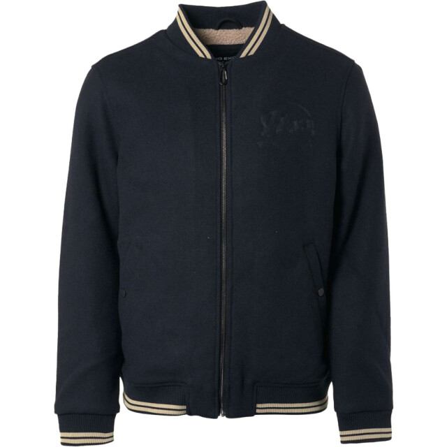 No Excess Jacket bomber fit with wool 2 colou dark night 21630810-178 large