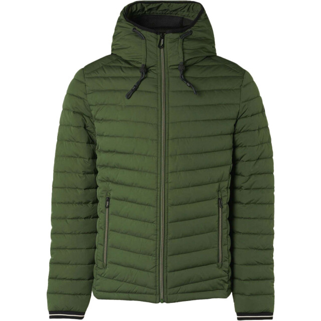 No Excess Jacket hooded short fit padded dark green 21630705SN-052 large