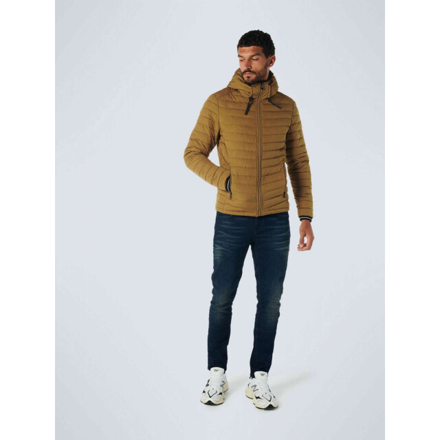 No Excess Jacket hooded short fit padded light moss 21630705SN-197 large