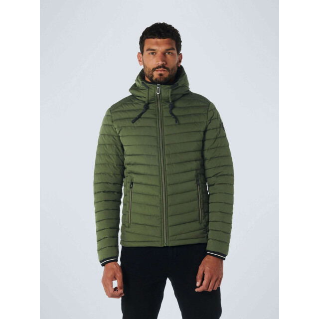 No Excess Jacket hooded short fit padded dark green 21630705SN-052 large
