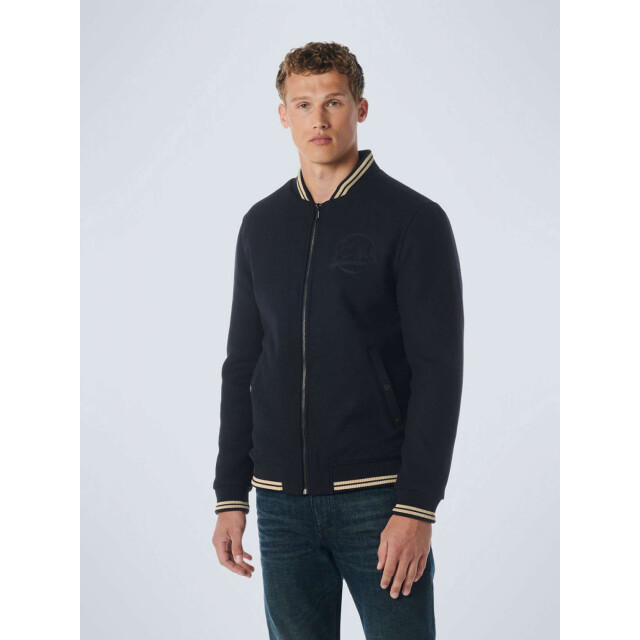 No Excess Jacket bomber fit with wool 2 colou dark night 21630810-178 large