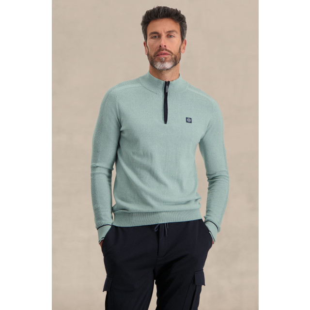 Blue Industry Cashmere blend half-zip trui KBIW23-M13 large