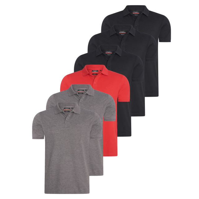 Pierre Cardin Classic polo 6-pack FA024706-6P-MIX1-M large