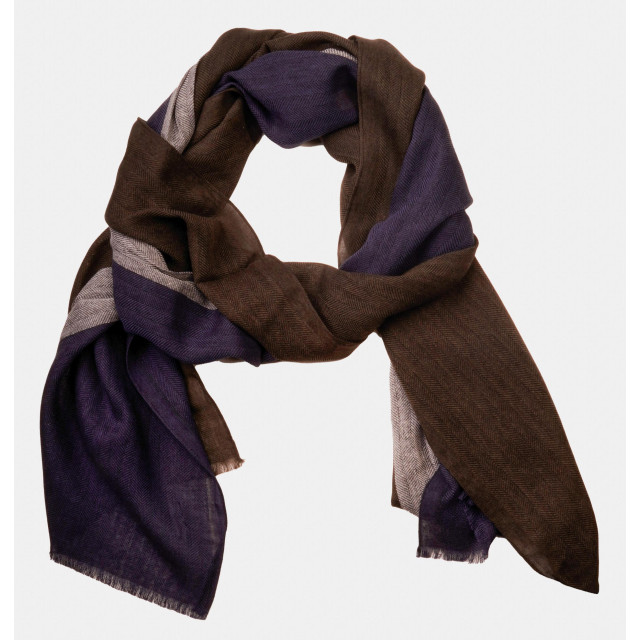 Profuomo Shawl scarf woven olive ppqs30018b/ 175665 large
