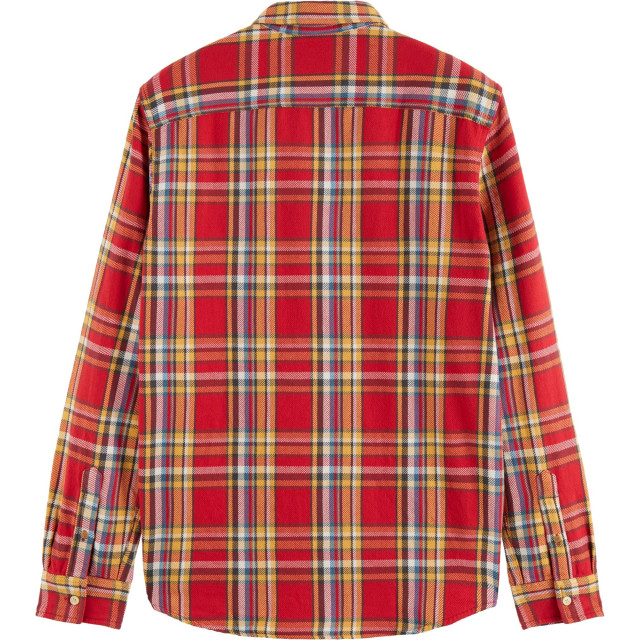 Scotch & Soda Archive flannel check red check 174529-6488 large