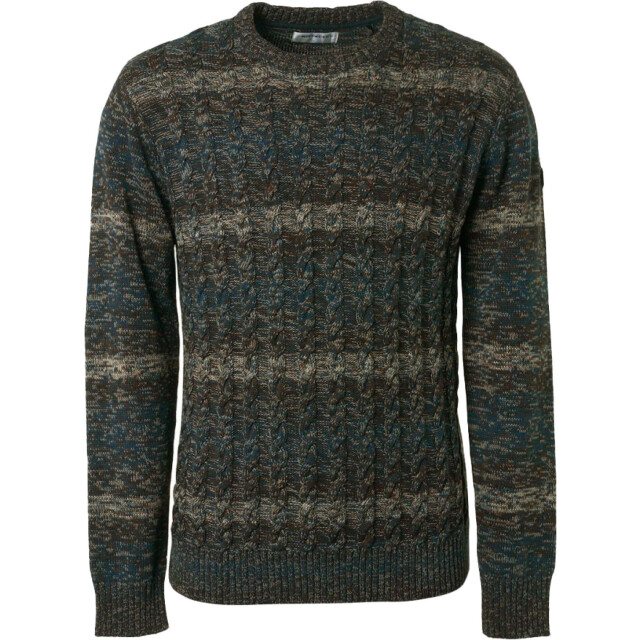 No Excess Pullover crewneck cable jacquard de ocean 21230935-131 large