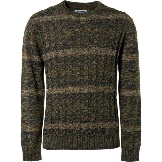 No Excess Pullover crewneck cable jacquard de caramel 21230935-048 large