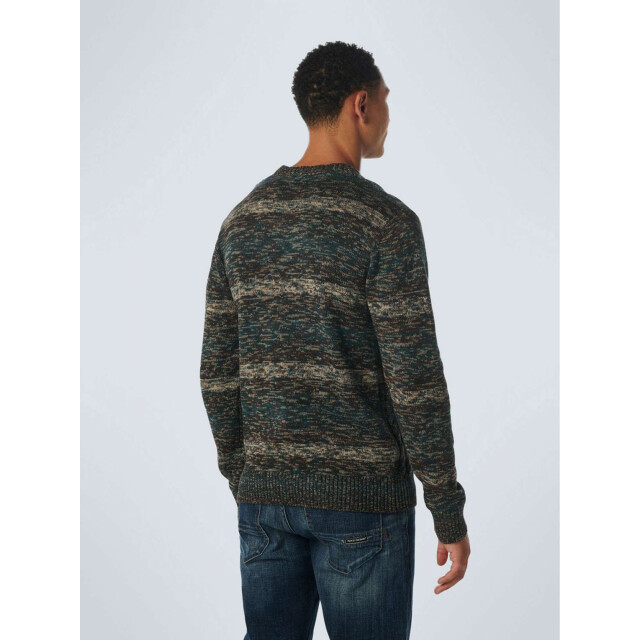 No Excess Pullover crewneck cable jacquard de ocean 21230935-131 large