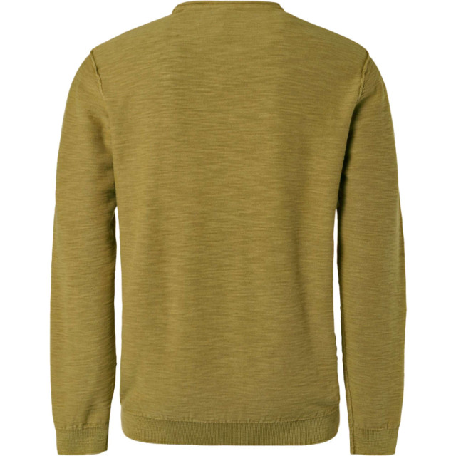 No Excess Pullover crewneck garment dyed + st olive 21230801SN-055 large