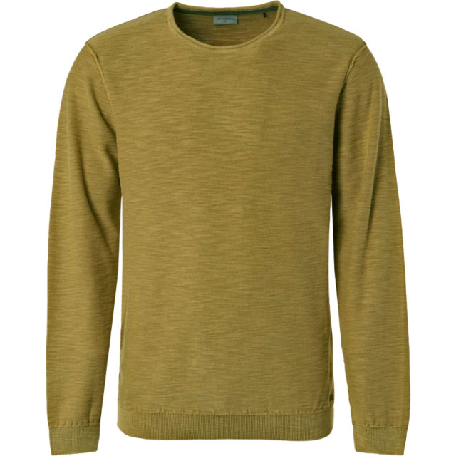 No Excess Pullover crewneck garment dyed + st olive 21230801SN-055 large