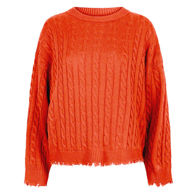 Esqualo Sweater f23-18502 orange F23-18502 - Orange large
