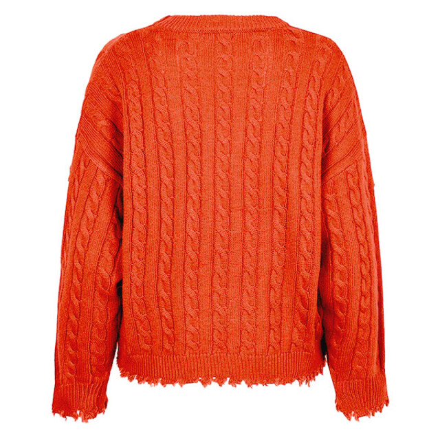 Esqualo Sweater f23-18502 orange F23-18502 - Orange large