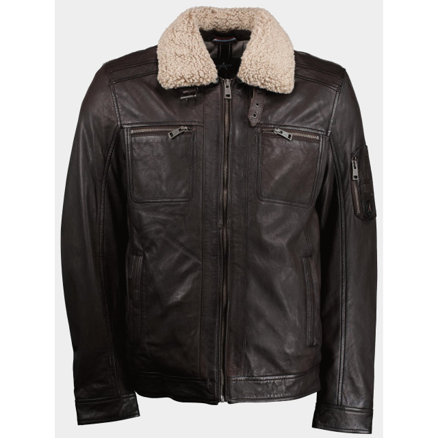 DNR Lederen jack leather jacket 52427/580 176703 large