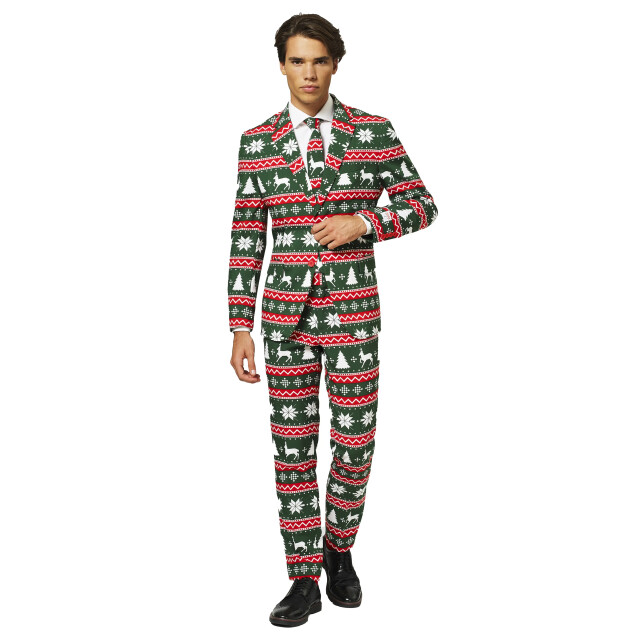 OppoSuits Festive green OSUI-0073 large