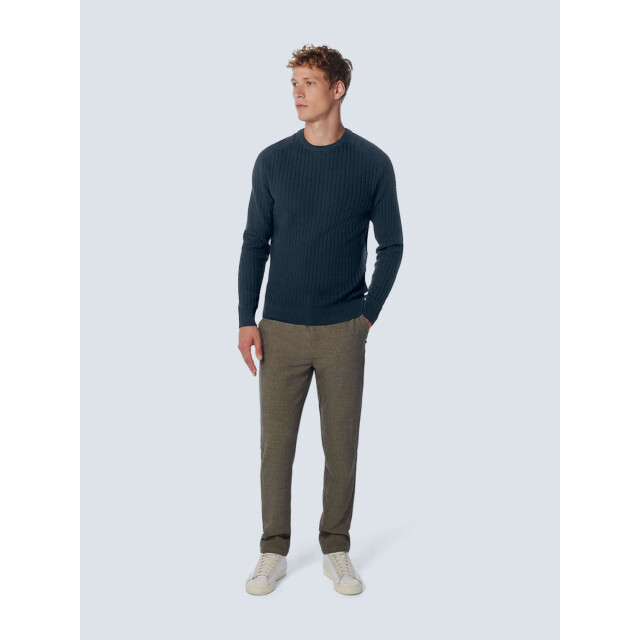 No Excess Pullover crewneck solid jacquard ri night 21230923-078 large