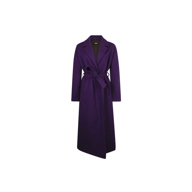 Jansen Amsterdam Wo817 long coat jose-w23-000200-purple W23-000200 large