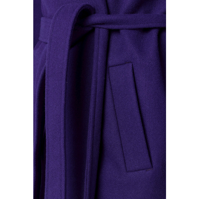 Jansen Amsterdam Wo817 long coat jose-w23-000200-purple W23-000200 large