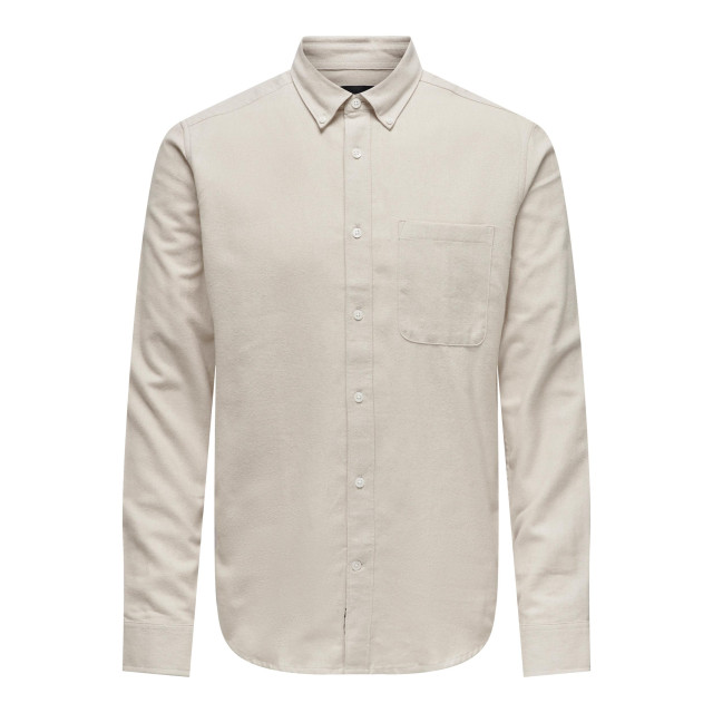 Only & Sons Onsgudmund slim 1-pkt solid shirt n 22027307 large