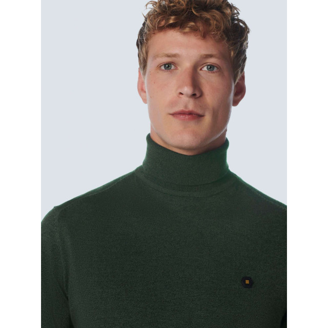 No Excess Pullover rollneck 2 coloured melang dark green 21210982-052 large