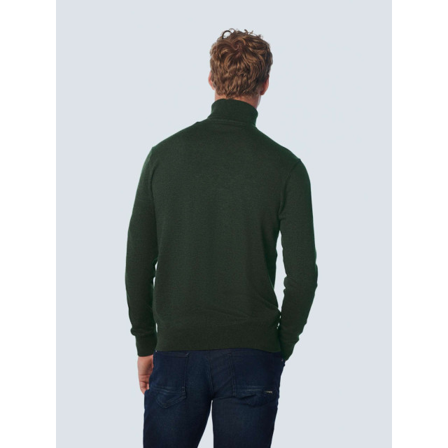 No Excess Pullover rollneck 2 coloured melang dark green 21210982-052 large