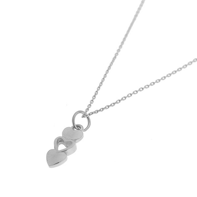 Label Kiki Ketting open heart silver Open Heart - Silver large