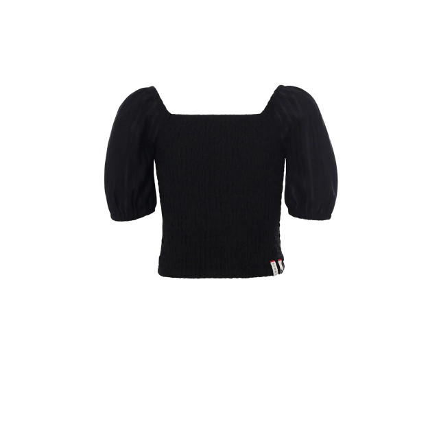 Looxs Revolution Cropped black top voor meisjes in de kleur 2312-5141-090 large