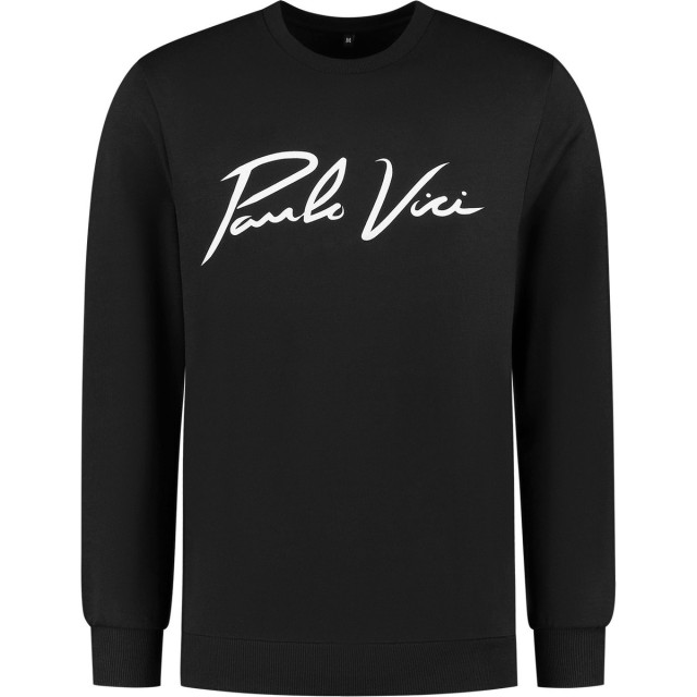 Paulo Vici Logo sweater PV-SWEAT-BLK-L large