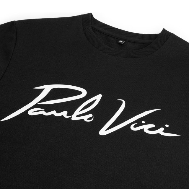 Paulo Vici Logo sweater PV-SWEAT-BLK-L large