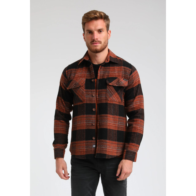 Gabbiano Heren overshirt 333745 450 rust Gabbiano Overshirt 333745 450Rust large