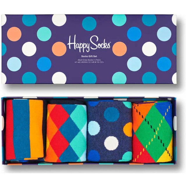 Happy Socks Color 4-pack gift box XMIX09-6050-36-40 large