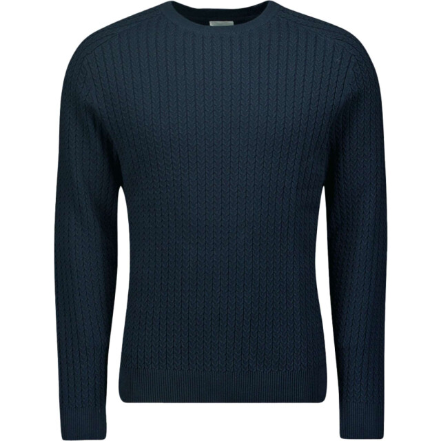 No Excess Pullover crewneck solid jacquard ri night 21230923-078 large