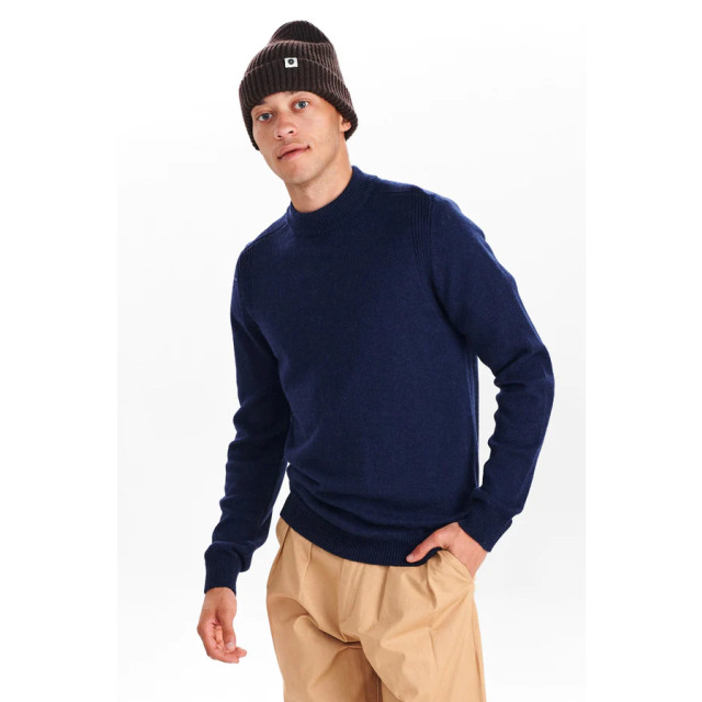 Anerkjendt Akrico lambswool knit dark navy 900972 large