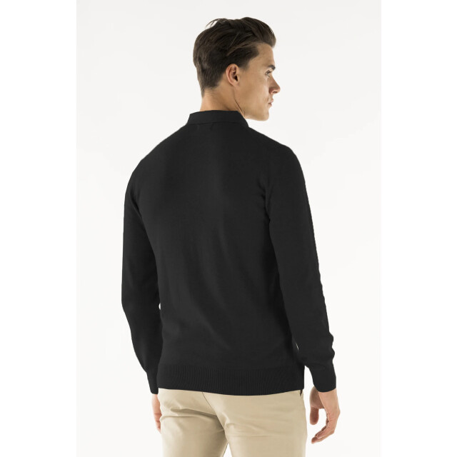 PRESLY & SUN Heren polo brad black Presley&Sun Polo Brad Black large