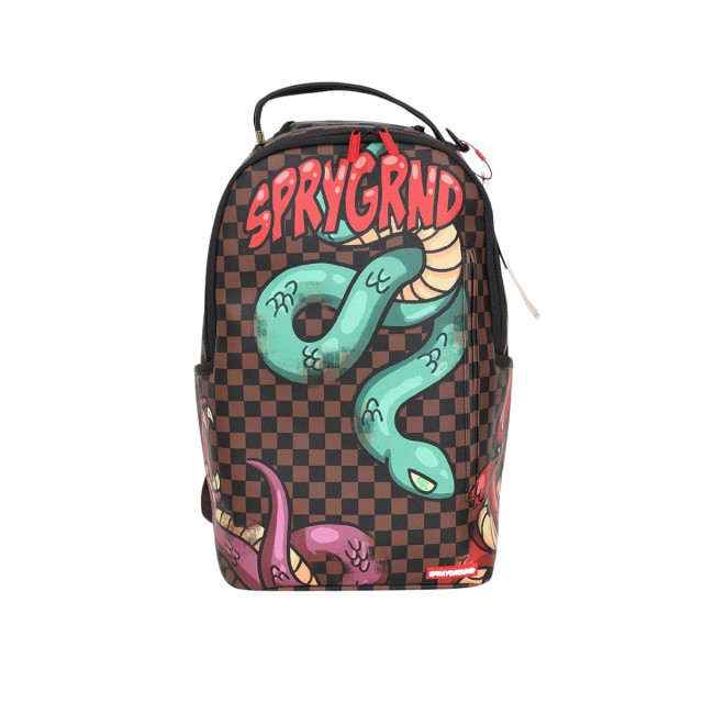 Sprayground Street art snake sip backpack street-art-snake-sip-backpack-00052230-brown-black large