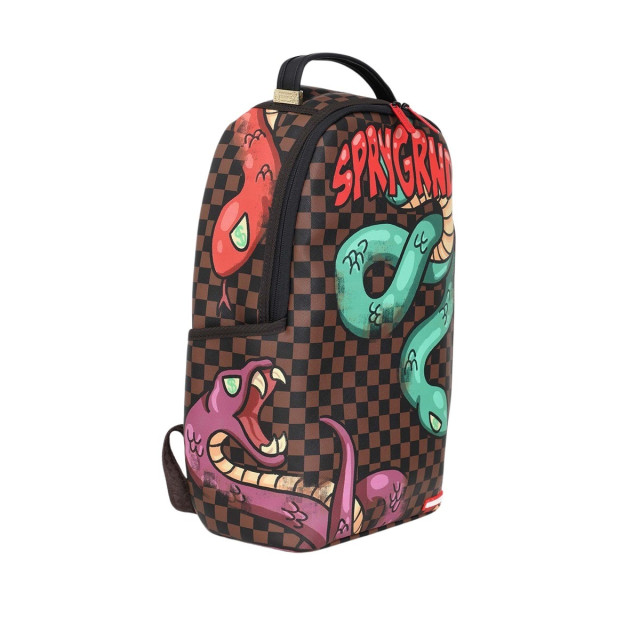 Sprayground Street art snake sip backpack street-art-snake-sip-backpack-00052230-brown-black large