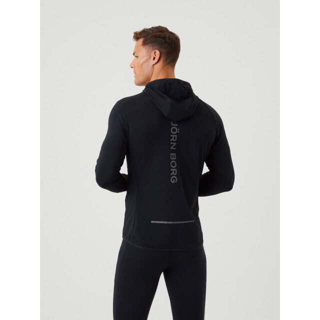 Björn Borg Borg running mid layer hood 10002156-bk001 Bjorn Borg borg running mid layer hood 10002156-bk001 large