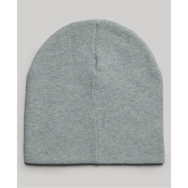 Superdry M9011225a logo beanie kvx light grey KVX Light Grey/M9011225A Logo Beanie large