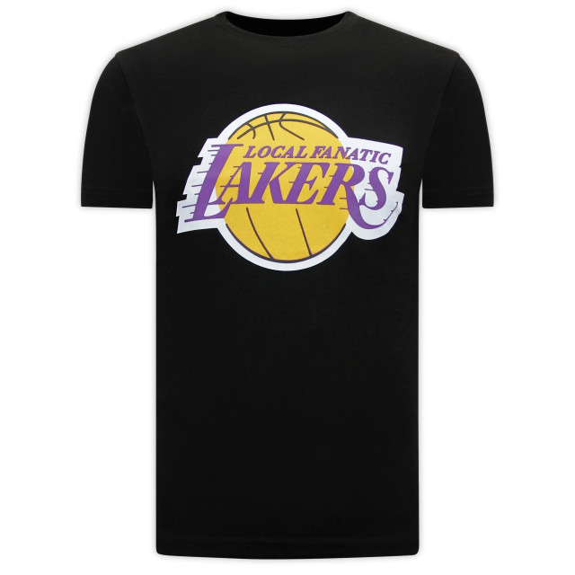 Local Fanatic Lakers print t-shirt LF-2526 large