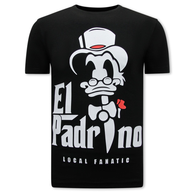 Local Fanatic El padrino print t-shirt LF-2506 large