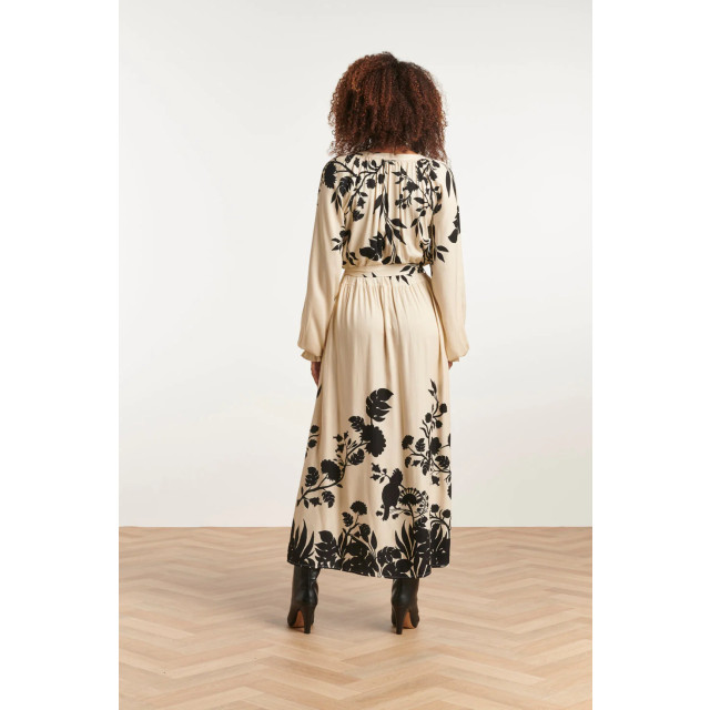 Smashed Lemon Klassieke elegante stijl maxi jurk met puffy mouwen - 23551-010-999 large